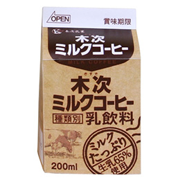 ▽【木次乳業】 ミルクコーヒー　500mL